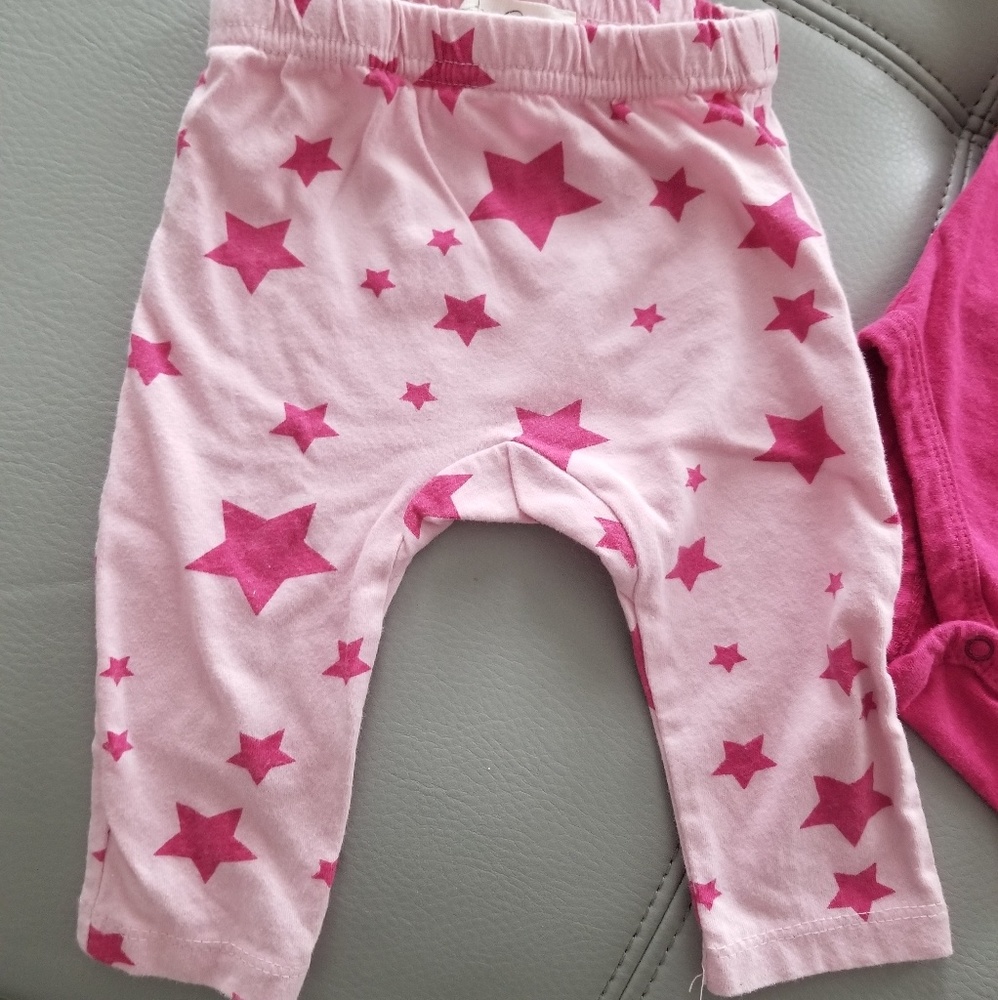 JESSICA SIMPSON MATCHING SET 3-6M - Picture 3 of 4